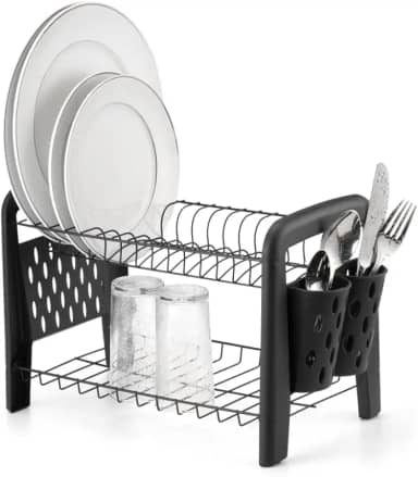 Escorredor Duplo Desmontável Black -ARTHI