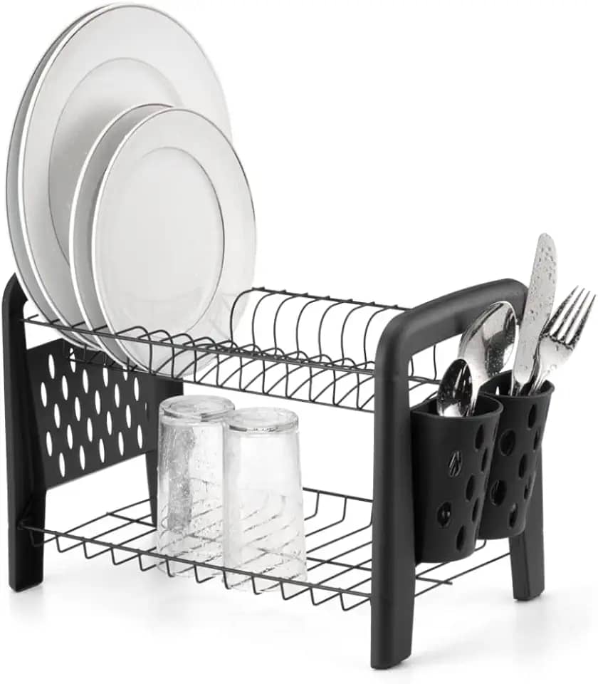 Escorredor Duplo Desmontável Black -ARTHI