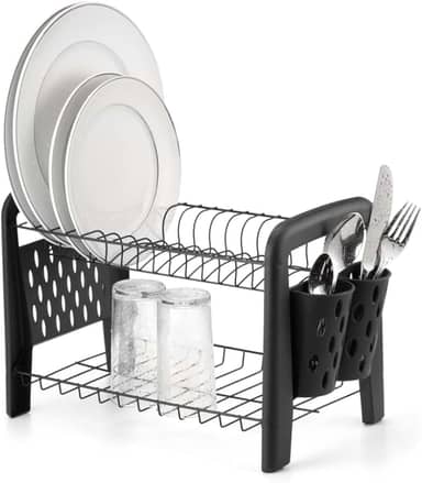 Escorredor Duplo Desmontável Black -ARTHI