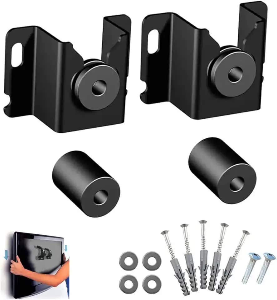 Suporte Universal para TV de 10” a 80” Ajustável Fixo e Inclinável com Instalação Segura para LED, LCD e Smart TV