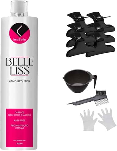 Kit Progressiva Selagem Orgânica Belle Liss Ima belle 300ml