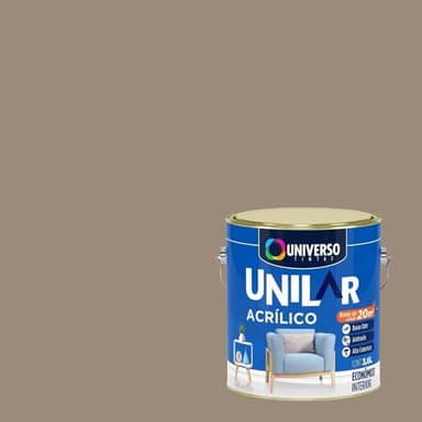 Tinta Acrílica Antimofo Unilar 3,6l Escolha sua Cor (Capuccino)