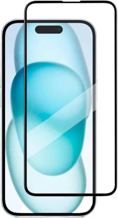 Película De Vidro 3D Tela Toda Para iPhone (iPhone 15/15 Pro)+ Kit Instalação