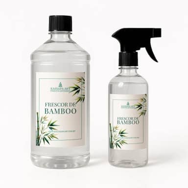 Kit Aromatizador De Ambientes 0,5L + Refil De 1 L De Lojas Famosas (Bamboo)