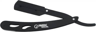 Navalha Profissional para Cabelo e Barba, Aço Inoxidável (Preta)