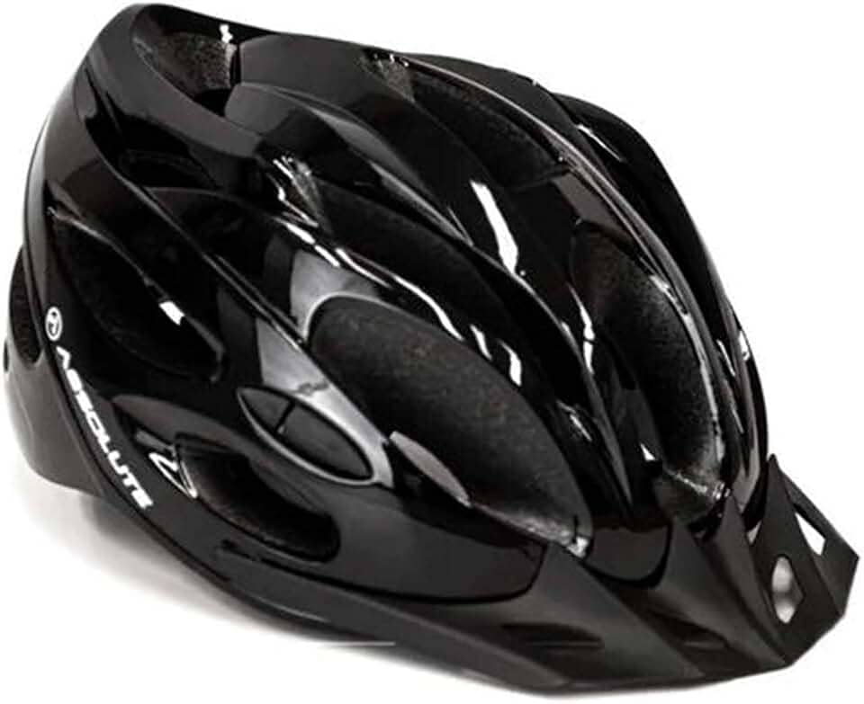 Capacete Ciclismo Absolute Nero Preto com luz Led Traseira Pisca