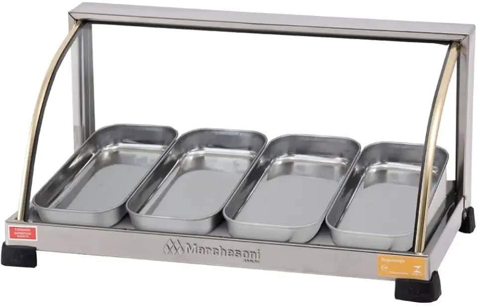 Estufa Curva Marchesoni Ouro Inox