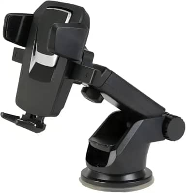 Suporte Celular Carro Universal com Ventosa Forte – Suporte Veicular Painel e Para-brisa, Rotação 360° para Smartphone GPS (4 a 7 Polegadas)