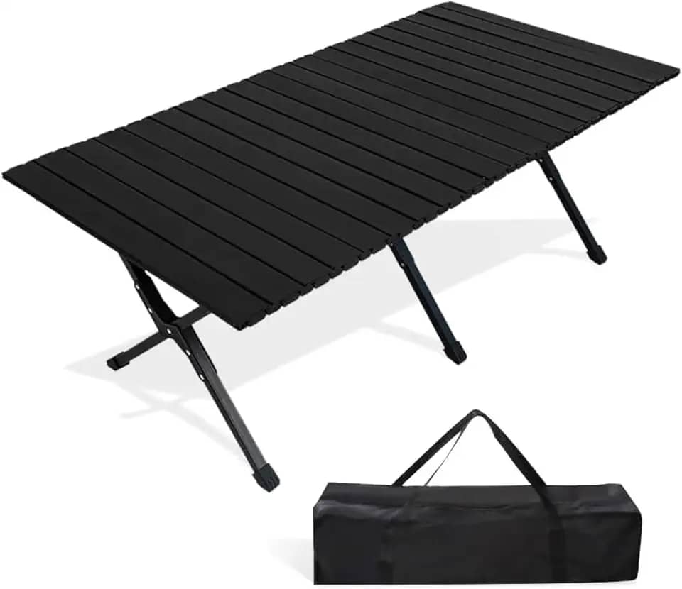 Mesa Camping Dobrável Portátil Praia Acampamento