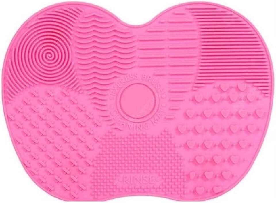 Tapete De Silicone Para Limpar Pincéis De Maquiagem