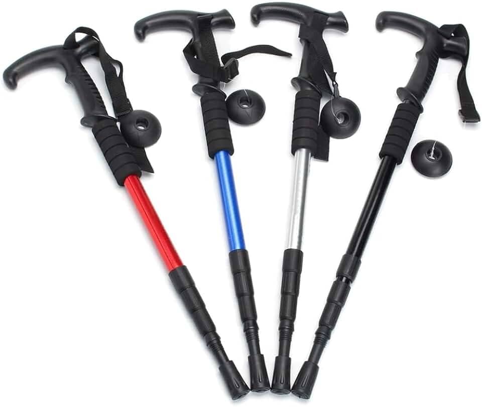 Bastão Caminhada Bengala Trilha Retrátil Aluminio