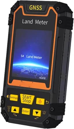 Equipamento portátil de pesquisa GPS, medidor de terreno, registro de dados históricos 199 e trilha de figuras, chip receptor GNSS, navegação recarregável em tempo real de alta precisão, med