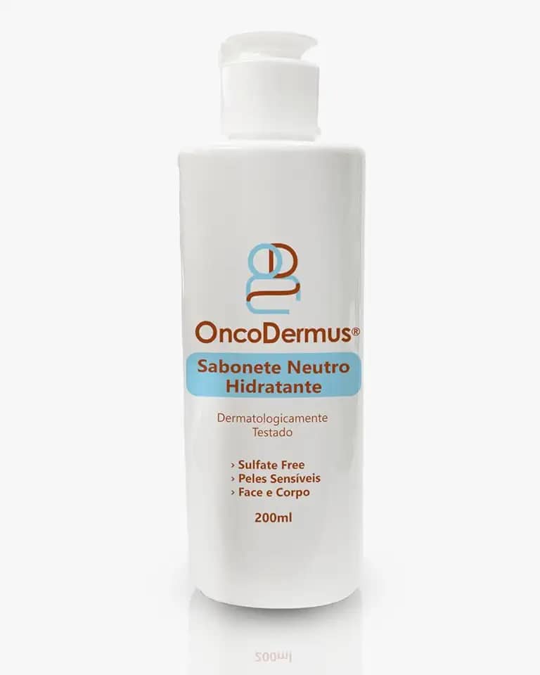 Sabonete Neutro Hidratante, Oncodermus - Para Peles Sensíveis, Face e Corpo, 200 mL