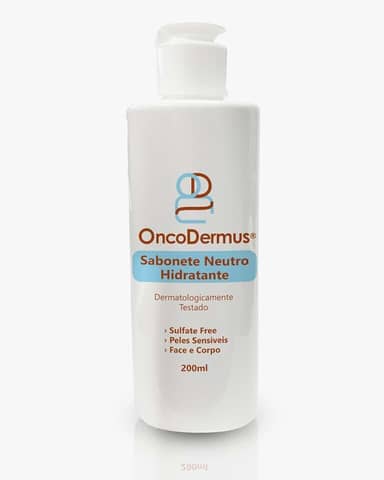 Sabonete Neutro Hidratante, Oncodermus - Para Peles Sensíveis, Face e Corpo, 200 mL