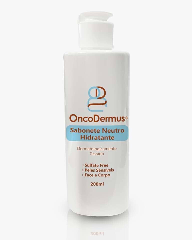 Sabonete Neutro Hidratante, Oncodermus - Para Peles Sensíveis, Face e Corpo, 200 mL