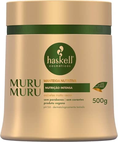 Manteiga Hidratante Murumuru, Haskell, 500 gr