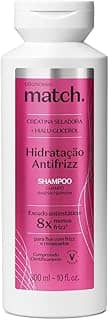 O Boticário Shampoo Match Hidratação Antifrizz 300ml