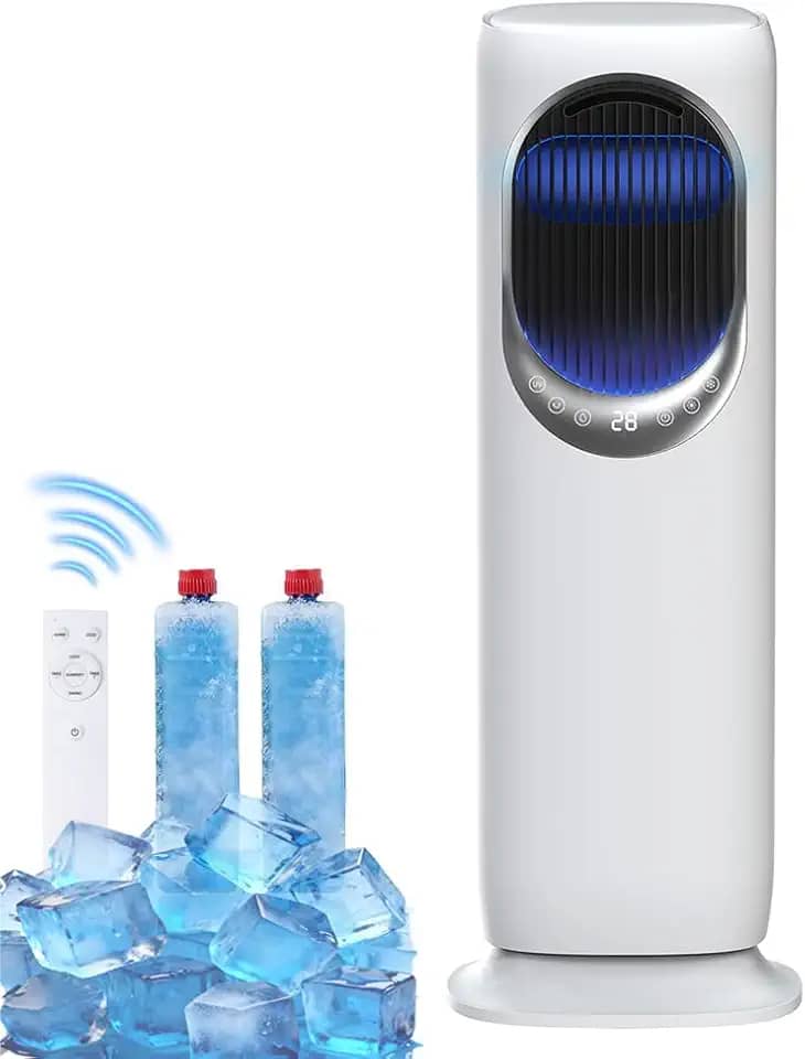 YESOP Climatizador De Ar Quente E Frio Com Display Como, Multifuncional Ventilador, Refrigerador, Aquecedor E Umidificador, Adequado 1800w 220v