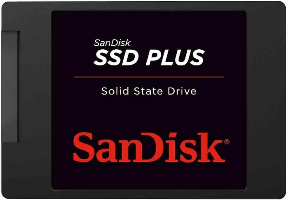 SanDisk SSD Plus, 240GB, SATA, Leitura 530MB/s, Gravação 440MB/s, SDSSDA-240G-G26, Preto