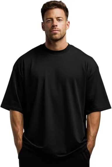 Camiseta Oversized Masculina Macbee 100% Algodão Premium