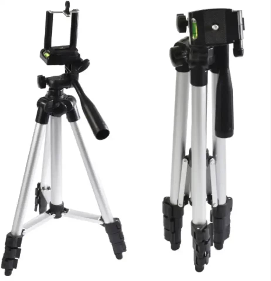 Tripé Semi Profissional Universal Para Celular e Câmera 1,1M Com Bolsa De Transporte Tripod Pedestal Com Regulagem