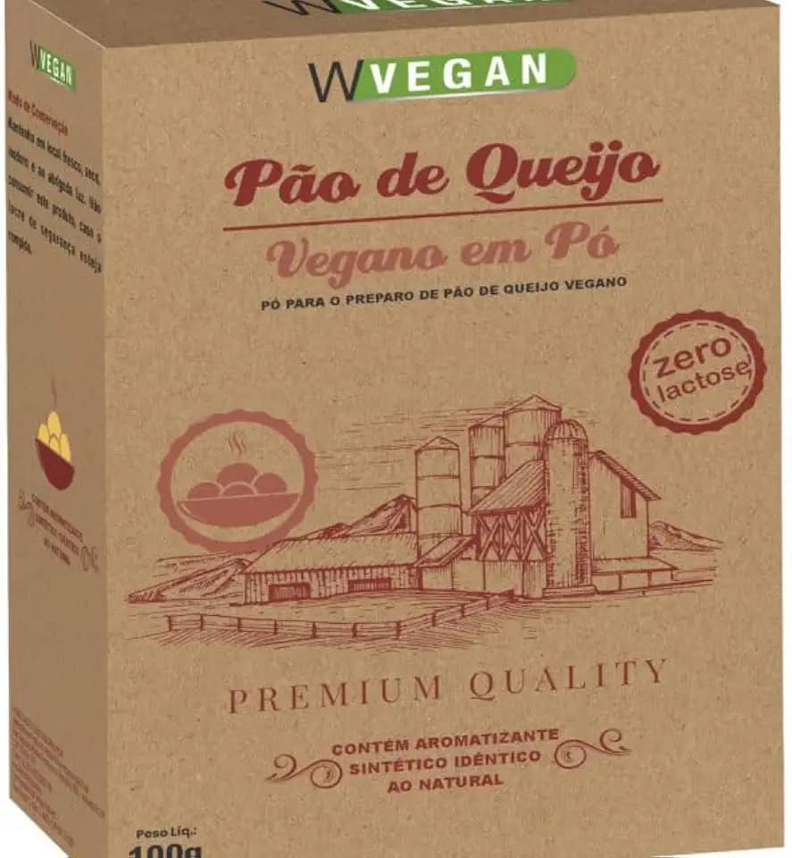 W Vegan Pão De Queijo Proteico Vegano Em Pó 100G Wvegan Pao