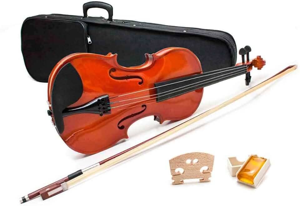 Violino Acústico 4/4 Arco Breu Cavalete Mdf Estojo