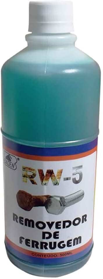 Removedor Eliminador de Ferrugem Fosfotizante Metais Ferro Rw-5 500Ml Baden