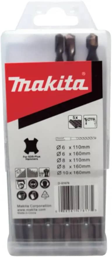 CONJUNTO DE BROCAS SDS-PLUS COM 5 PCS