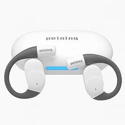 Fone de Ouvido, Bluetooth 5.4, IPX4 à Prova D'Água, Com Microfone Embutido. Design Esportivo e Ergonômico, Ideal Para Corridas, Atividades Físicas, Compatível com IPhone e Android, Anti Ruído (Branco)