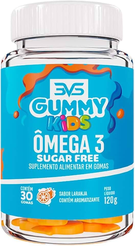 3VS Nutrition Gummy Kids Ômega 3 Sugar Free 30 Gomas Sabor Laranja