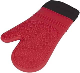 Mor - Luva Térmica de Silicone Manga Longa com Forro Vermelha