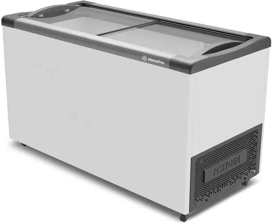 Freezer e Expositor Horizontal Metalfrio 399 Litros Branco NF40SS 220V
