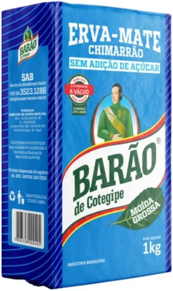 Erva Mate Moída Grossa Barão Cotegipe Vácuo sem 1Kg