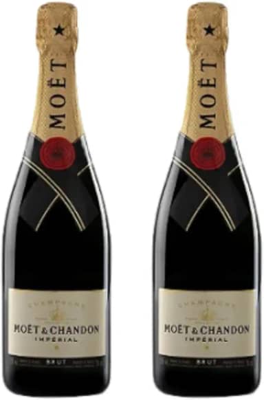 KIT 02 MOET HENNESSY CHANDON IMPÉRIAL CHAMPAGNE BRANCO FRANCÊS CHARDONNAY 750ML