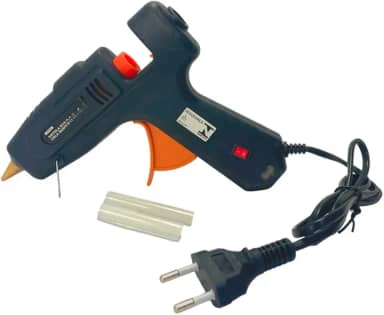 Pistola de Cola Quente Elétrica Bivolt Profissional para Artesanato e Reparos Aquecimento Rápido