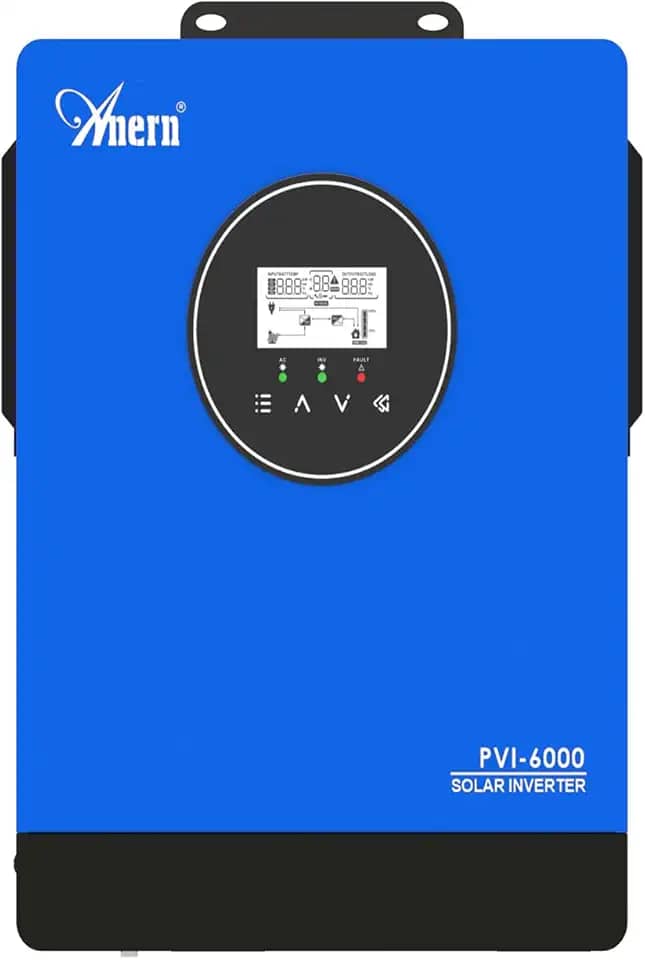 Inversor solar de 6000W 48V CC a 220-240 VCA, inversor de onda senoidal pura com controlador de carga MPPT
