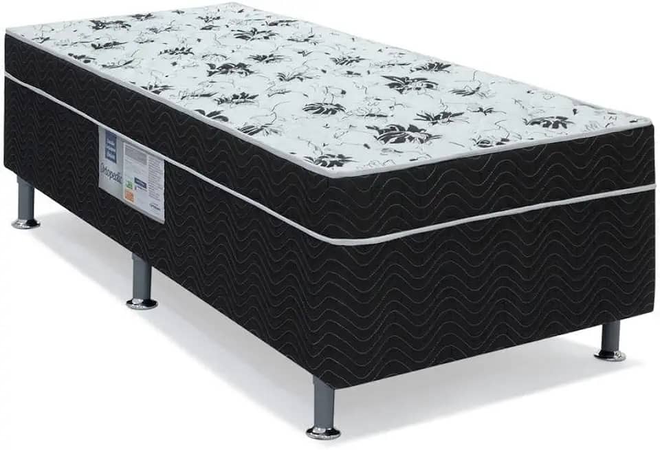Conjugado Union Ortopedic Solteiro (88x188x43) - Estrutura Ortopédica Inmetro - Ortobom