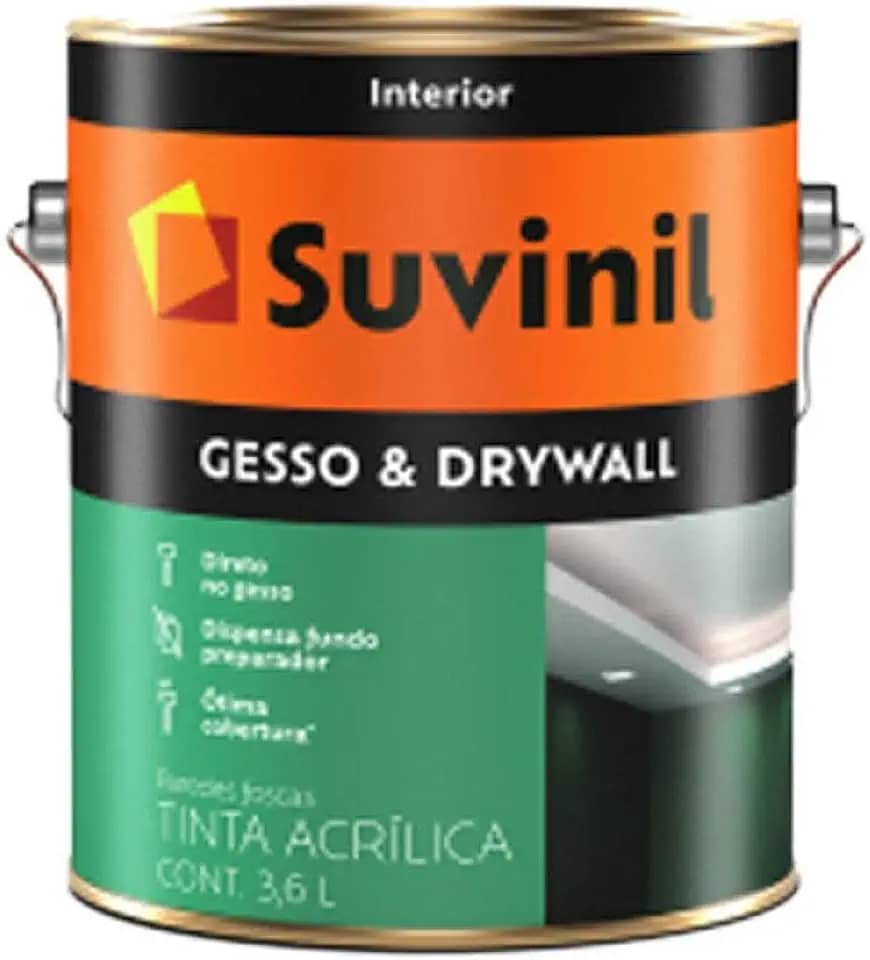 Complemento Suvinil para outras superficies Gesso e Drywall 3,6Lt - Branco - 50508911