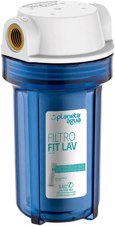 Filtro Fit Lav, Planeta Água, 6900, Azul/Branco, Pequeno