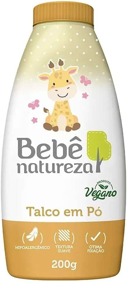 Bebê Natureza Talco em Pó Suave 200g
