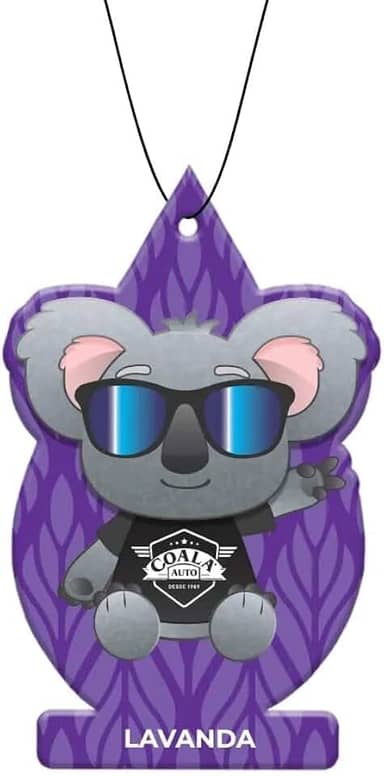 Coala Odorizador Para Carro Folhinha 10G Lavanda
