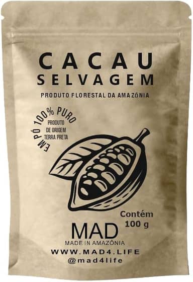 CACAU SELVAGEM DA AMAZí NIA MAD 100G