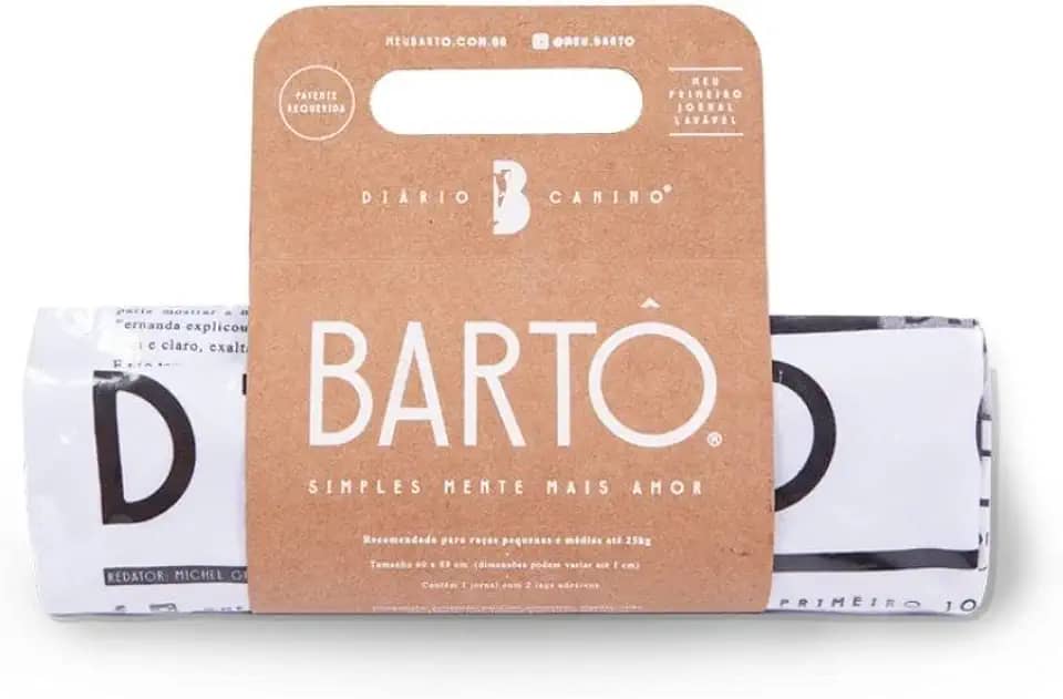 Barto Tapete Higiênico Lavável Meu Bartô Diário Canino Para Cães De Até 25Kg