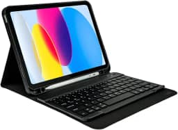 WB Capa iPad 10.9' (10 gen) c/Teclado e Auto Hibernação Preta