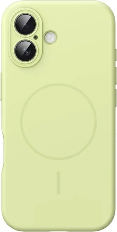 JETech Capa Magnética de Silicone para iPhone 17 6,3 Polegadas, Compatível com MagSafe, Toque Macio e Sedoso, Case com Absorção de Choque, Proteção para Lente da Câmera (Verde)
