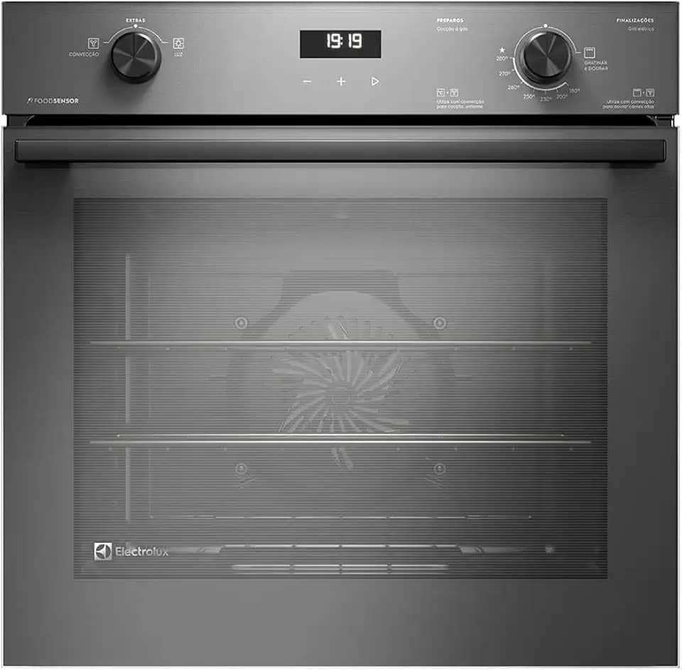 Forno a Gás de Embutir Electrolux 80L Cinza Experience Com FoodSensor OE8GF 220V 50807UBA285