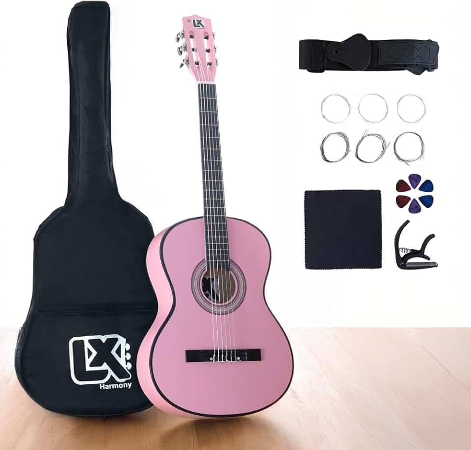 Violão Clássico Acústico 38” para Iniciantes - Kit Completo