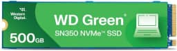 SSD WD Green SN350 500GB NVMe M.2 2280 (Leitura até 2400MB/s e Gravação até 1500MB/s)