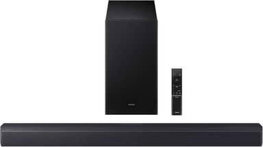 Samsung Barra de som da série B HW-B550F 2,1 canais DTS Virtual:X Soundbar com subwoofer (modelo 2025), modo de aprimoramento de voz, aumento de graves, som adaptável